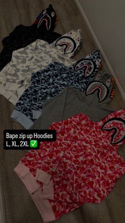 Bape Zip Up Hoodies And T-Shirts