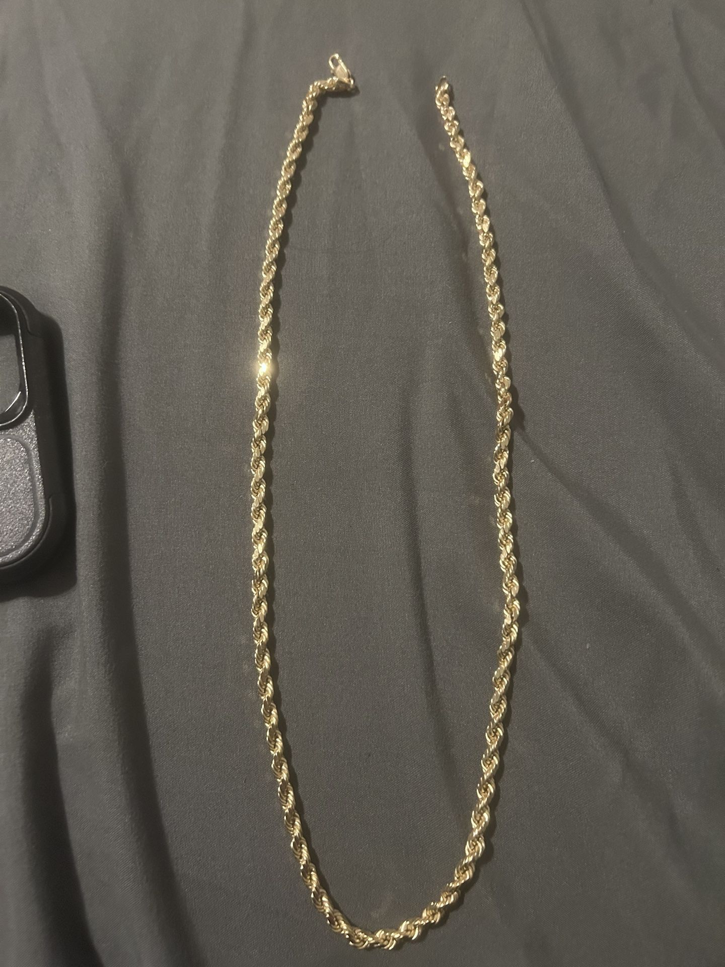 14k Gold Rope Chain 3mm