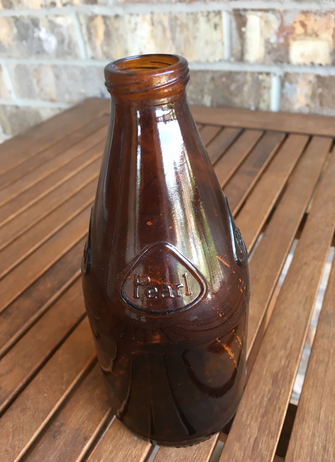 Antique pearl beer bottle