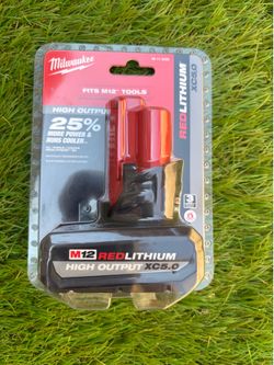 Milwaukee M-12 RedLithium High Output XC 5.0. Battery Pack