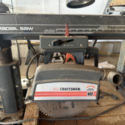 Sears Craftsman Radial Saw 10