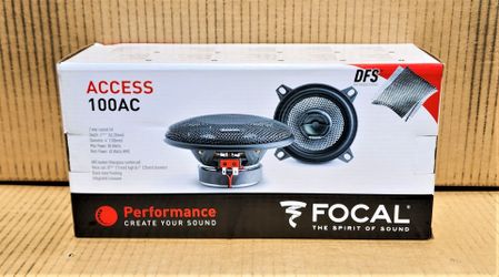 Focal Performance 100AC Car Speakers 4" 2-Way Coaxial Speaker System 80 Watts 🚨 Payment Options Available 🚨 No Credit Needed 🚨