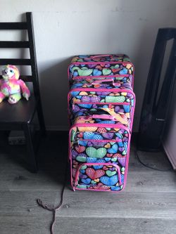 3 In 1 Multi-Color Travel Suit Case