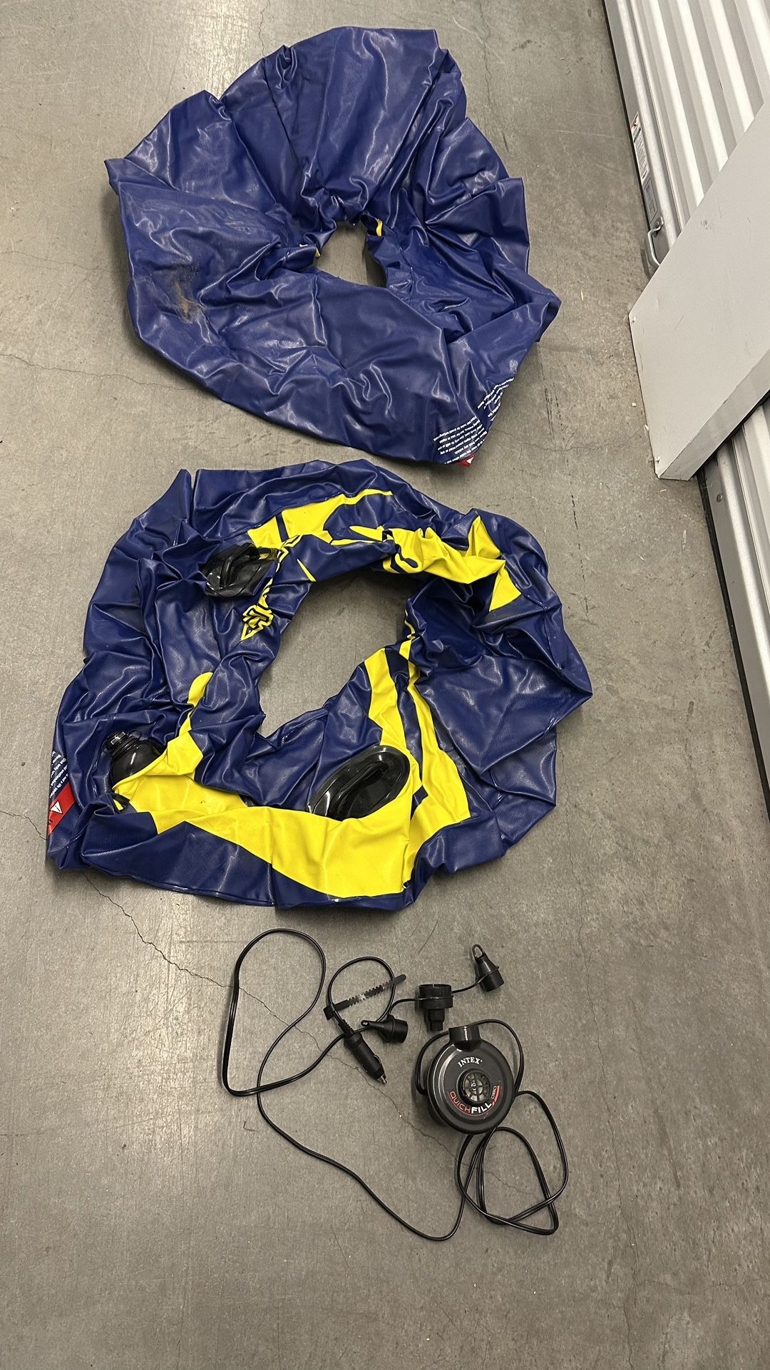 2 Inner Tubes & Car Pump