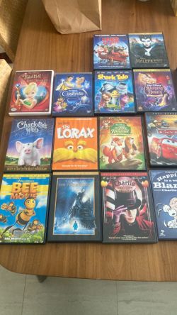 20 children’s DVDs
