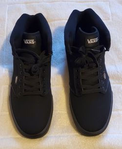 VANS ATWOOD HI (BLACK) SIZE 11.5 MEN $60 *NEW*