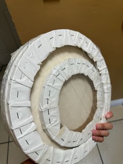 Round Canvas Wreath Frame DIY Craft Base