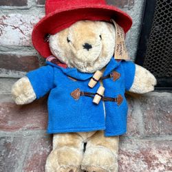 Paddington Bear Rainbow Designs Plush Stuffed Toy Red Hat