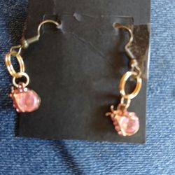 Lady Bug Earrings Handmade 
