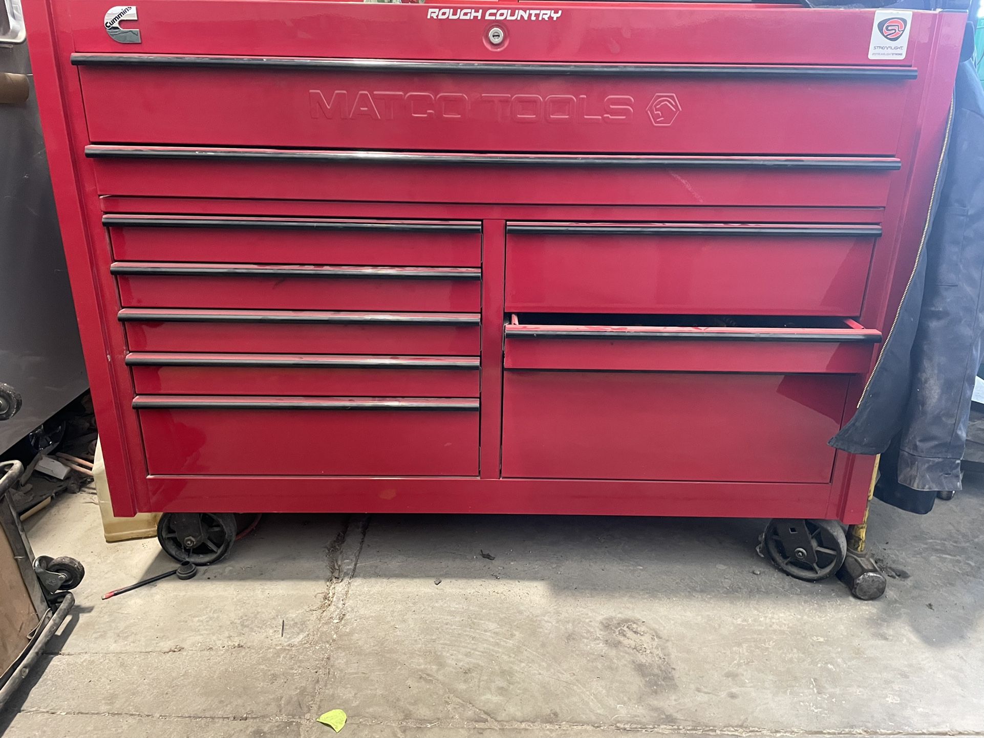 Matco Toolbox, Double Bank, With Tools