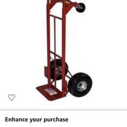 Milwaukee 30080 800-Pound Capacity Convertible Hand Truck with 10-Inch Pneumatic Wheels