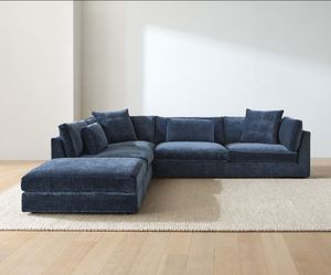 Crate and Barrel - Monterey Deep Modular 3 piece Sofa