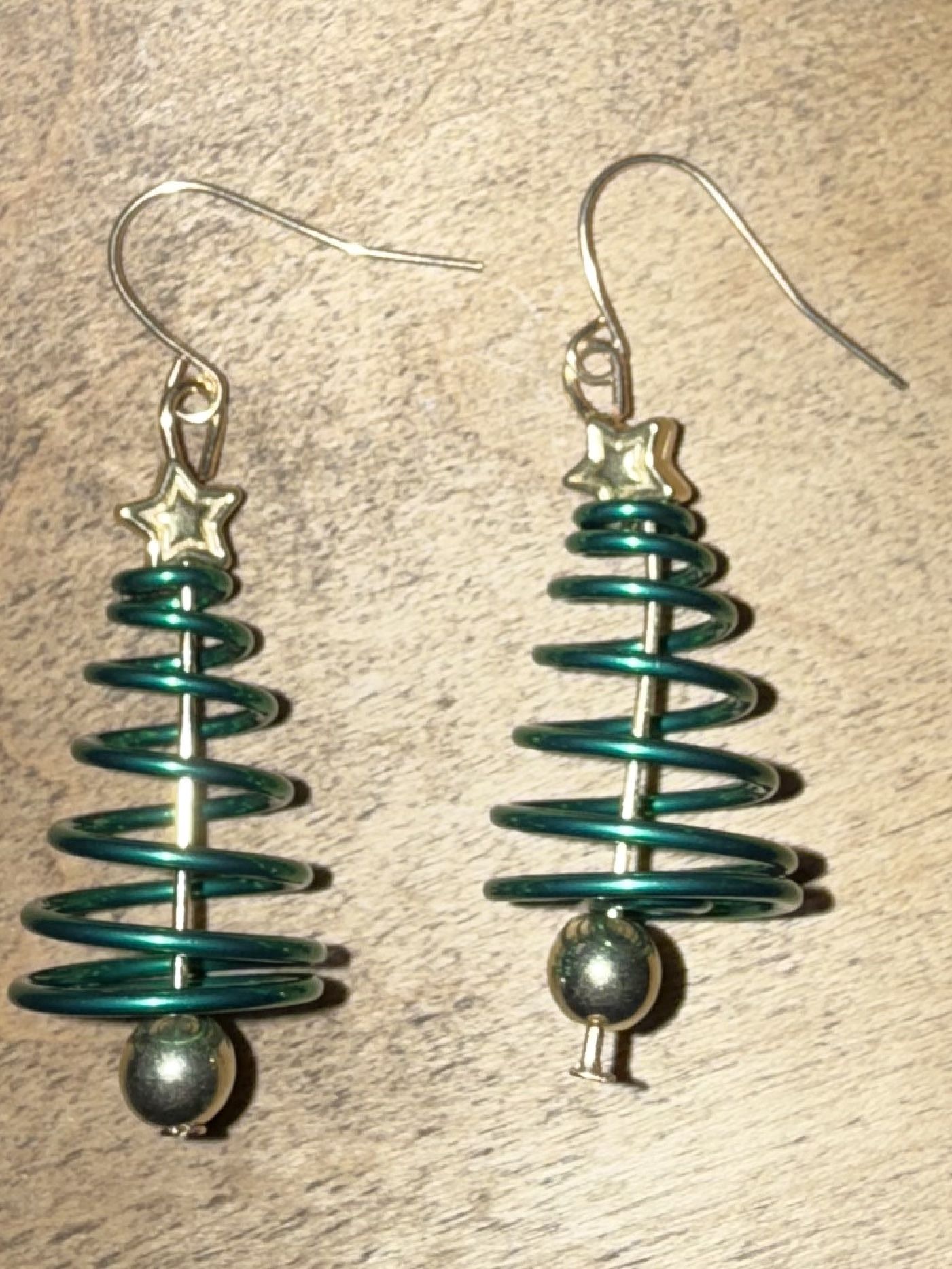 NEW Christmas π Tree Earrings