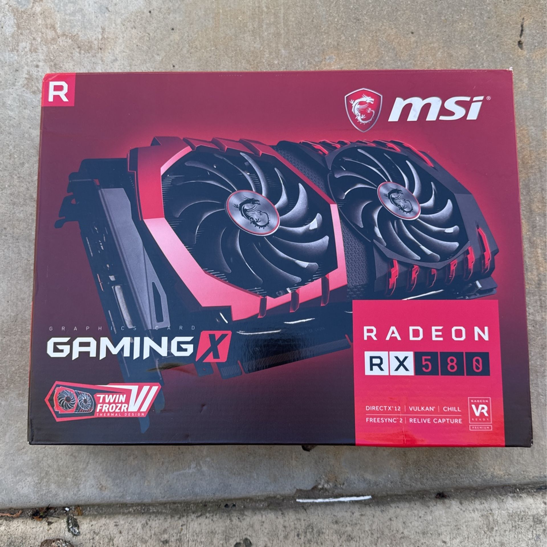 MSI Radeon RX580 8GB Gaming X Twin Frozr VI Graphics Card - New (E10019680)