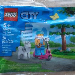 Lego City Dog Park And Scooter