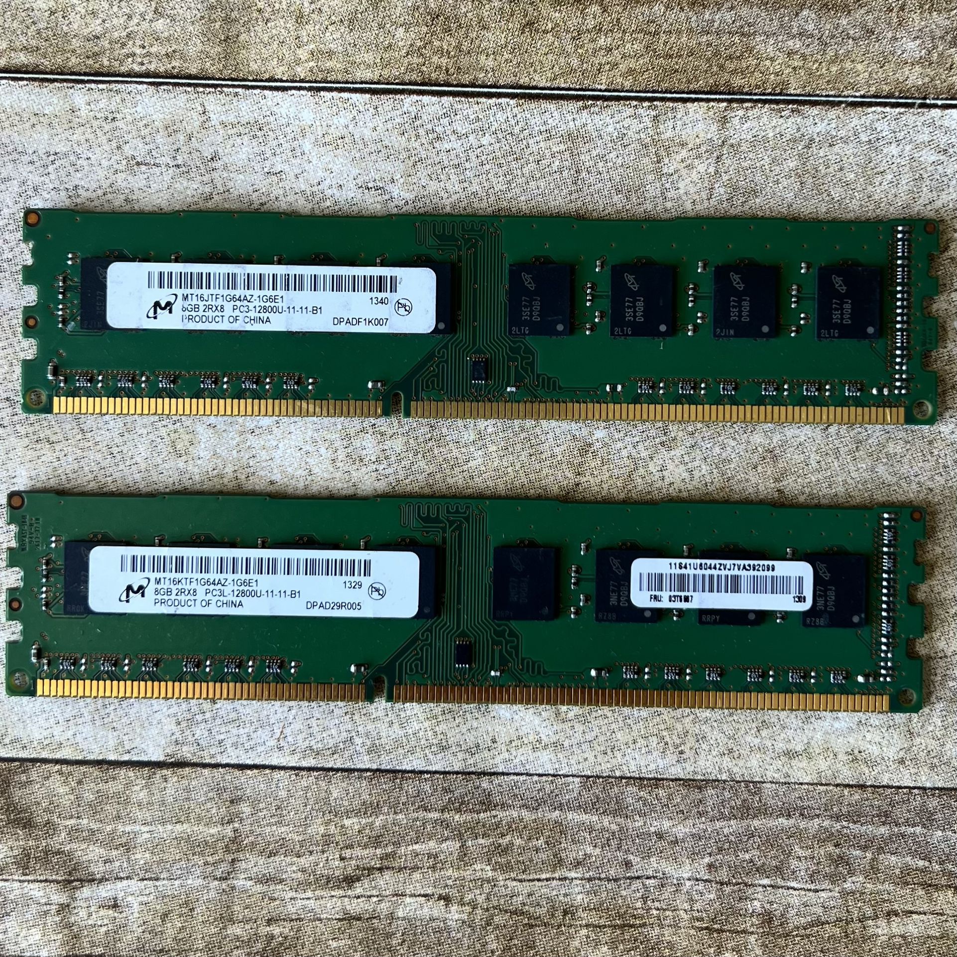 Genuine Micron 16GB PC3L Memory Ram