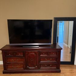 Dresser Tv Mirror