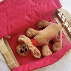 Vintage 1986 Tonka Toy Pound Puppies Newborns Carrying Case Toy Carrier 12"