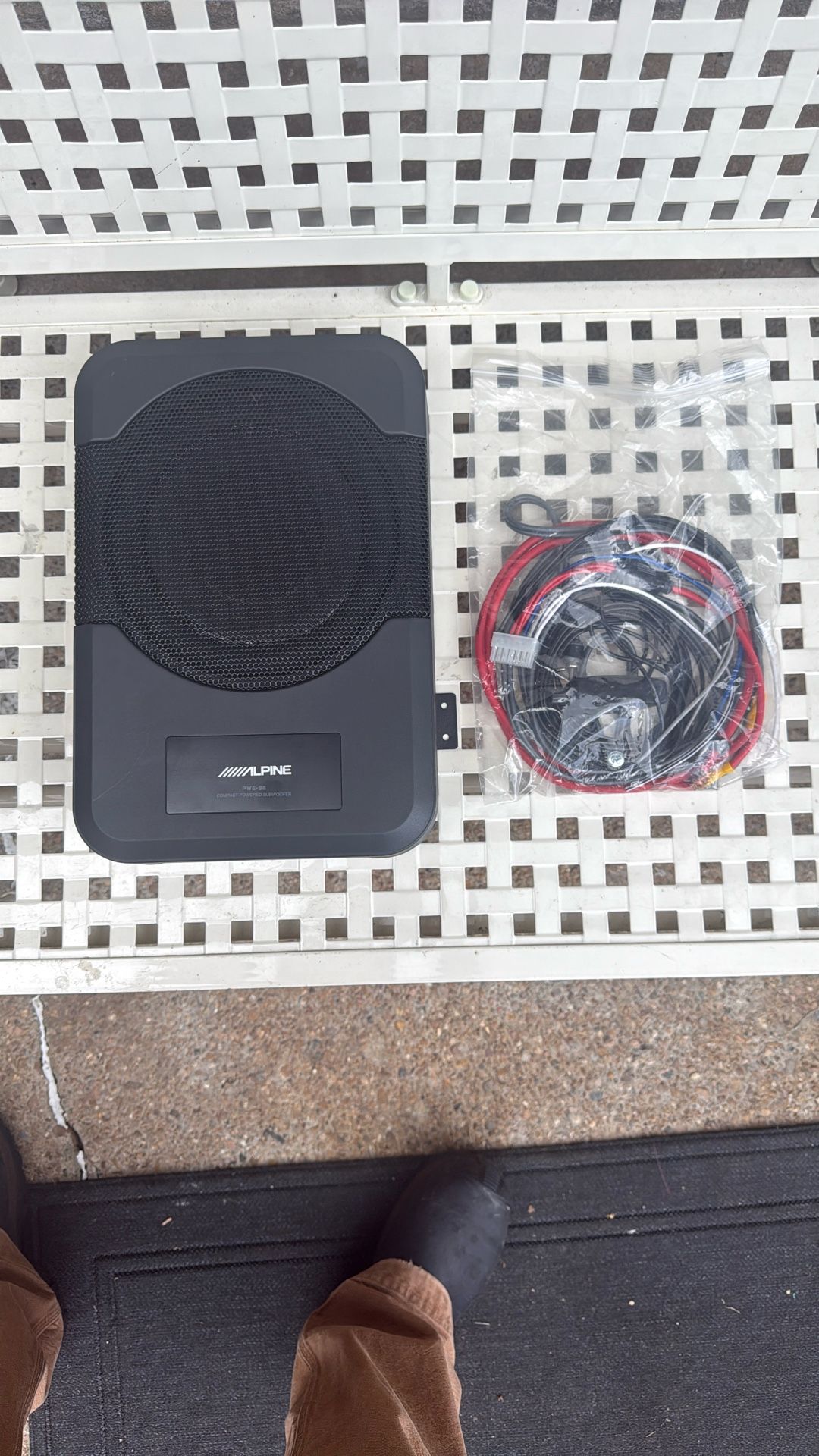 Alpine Backpack Subwoofer