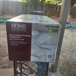 52 in Indoor/Outdoor Ceiling Fan With LED Light