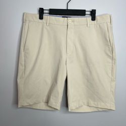 Peter Millar Crown Crafted Surge Performance Golf Shorts Mens 35 Khaki