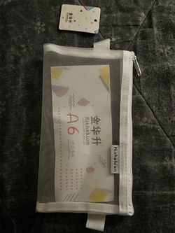 Kinhshion A6 Mesh Zipper Pouch