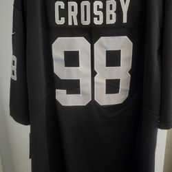 Maxx Crosby Raiders Football Jerseys XXXL 