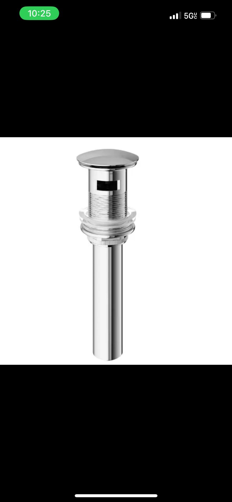 VIGO VG16002CH Bathroom Sink Pop-Up Drain 1-3/4 with Overflow in Chrome