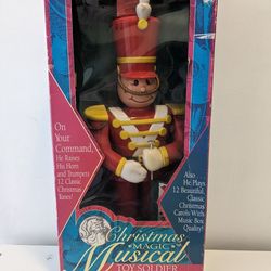 Vintage 1993 Trendmasters Christmas Magic Musical Toy Soldier - Pickup in 91706