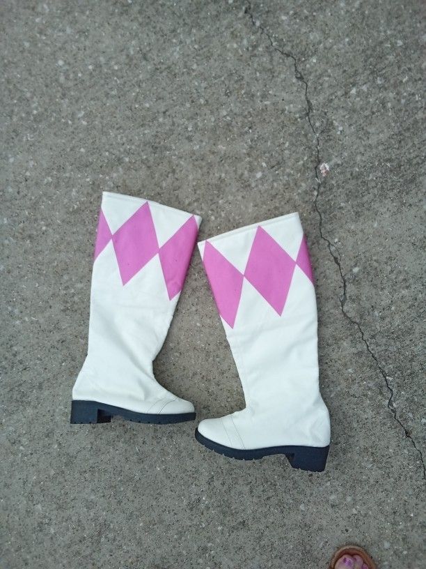 Pink Ranger Full Zip Boots