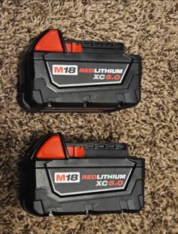 Milwaukee M18 Red Lithium XC5.0