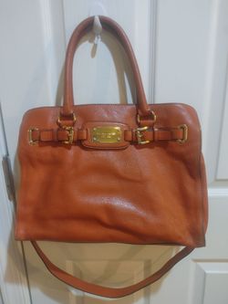 Vintage Michael Kors Orange Hamilton Satchel
