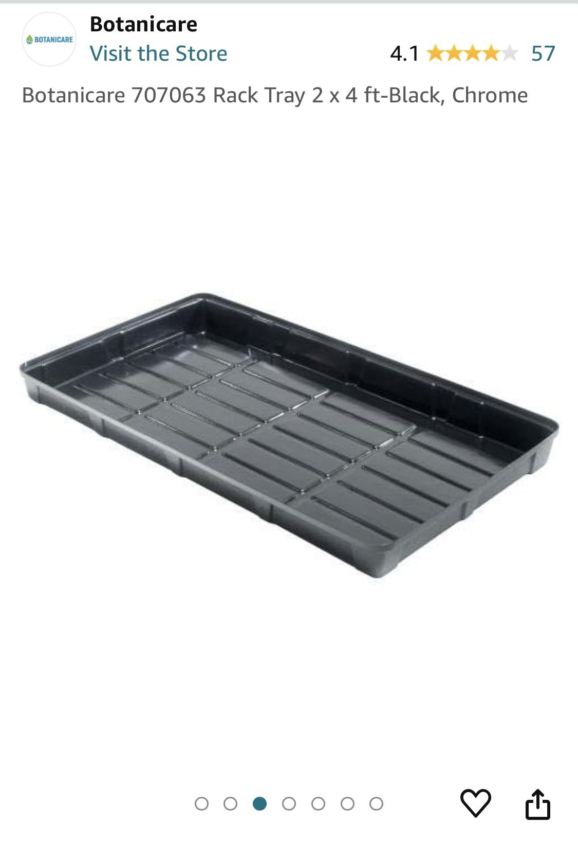 Large 4 Foot Long Black Microgreen Propagation Tray IGardening