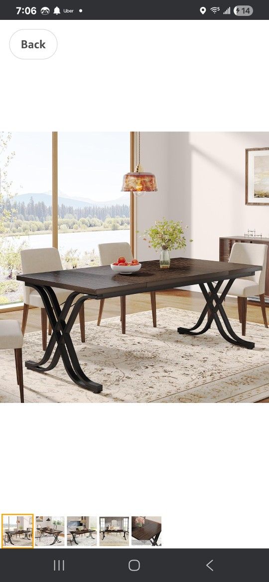 63" Dining Table/ Desk