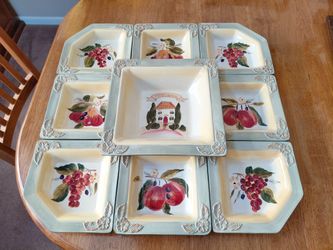 9 Piece Tuscan Serving Set