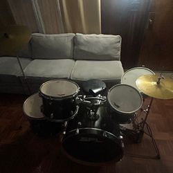 SPL Drum Set With Drumsticks
