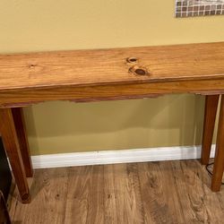 Solid Pine Console Table