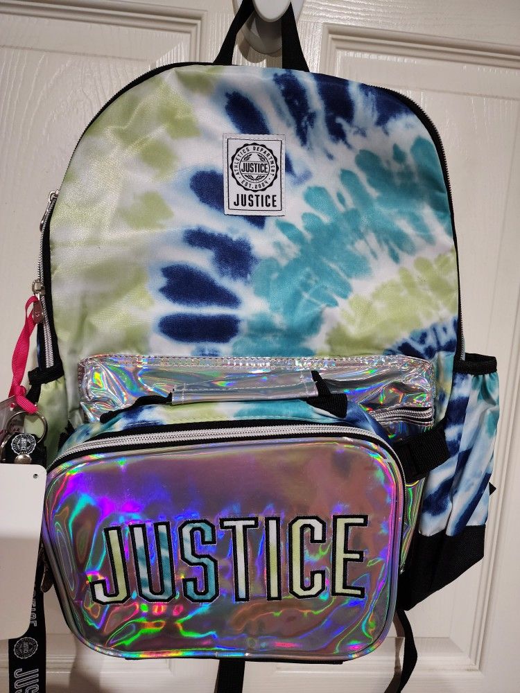 Justice Backpack Combo NEW!!