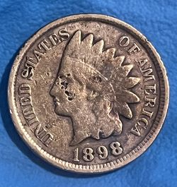 1898 Indian Head Cent. $2,000.00