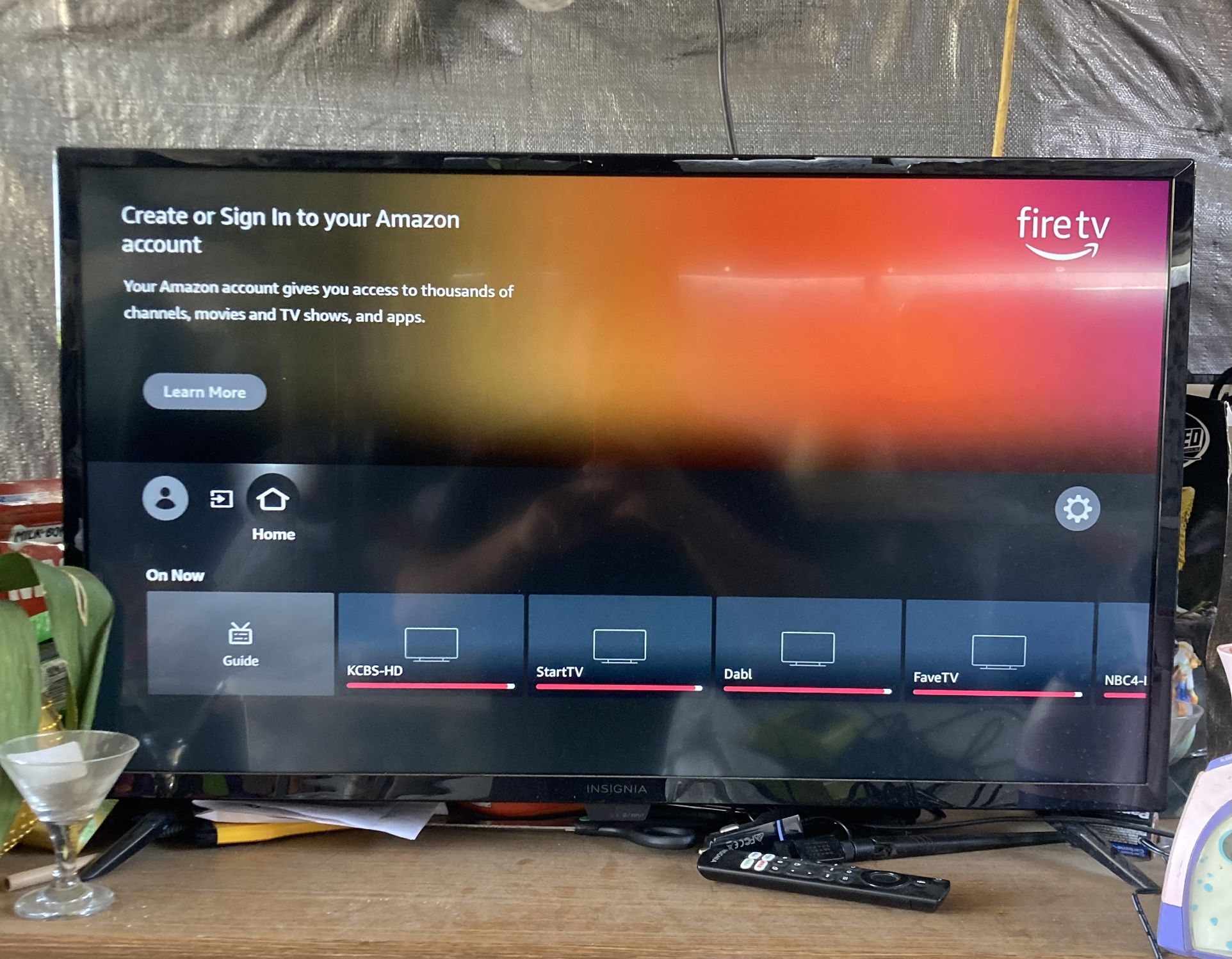 Insignia 32” LED Full HD 1080p TV Used With HD Digital Antenna 