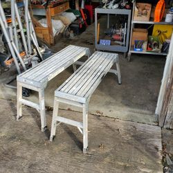 Step-up Folding Aluminum Work Platform 