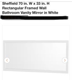Wyndham double vanity mirror 70 X 33