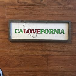 Custom Hip Poster California “CaLOVEfornia” Frame