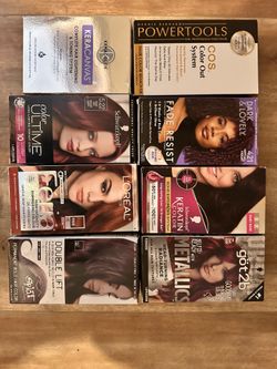 New box, hair, color, bleach, set, and color remover corrector kit.