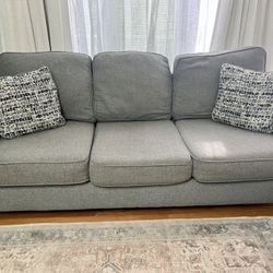 Sofa and Loveseat - gray 