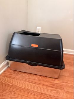 Large litter box- Stainless steel