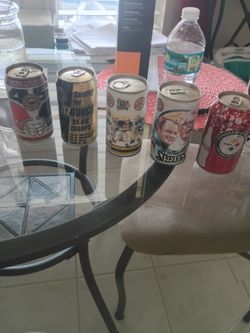Pittsburgh Steeler collectible beer cans and bottles