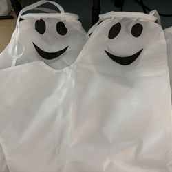 2 For 1 Ghost Windsock Yard Decor 