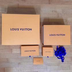 Louis Vuitton empty boxes 