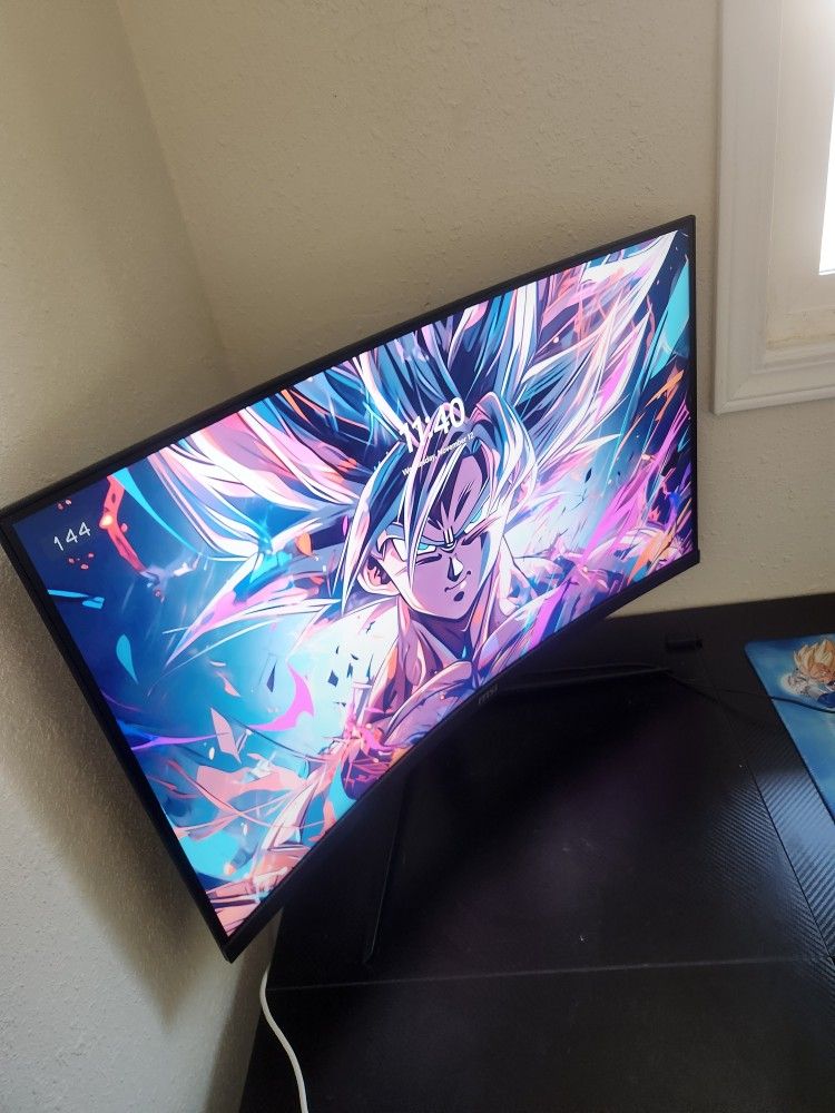 MSI 4K 32" (31.5" Viewable) 144 Hz VA UHD Gaming Monitor FreeSync Premium (AMD Adaptive Sync) ADOBE RGB /